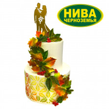 Свадебный торт с цветами - классика свадебного жанра