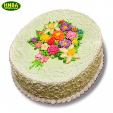 Торт Весенние цветы