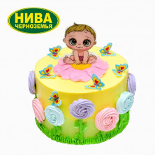 Торт Малыш на цветке